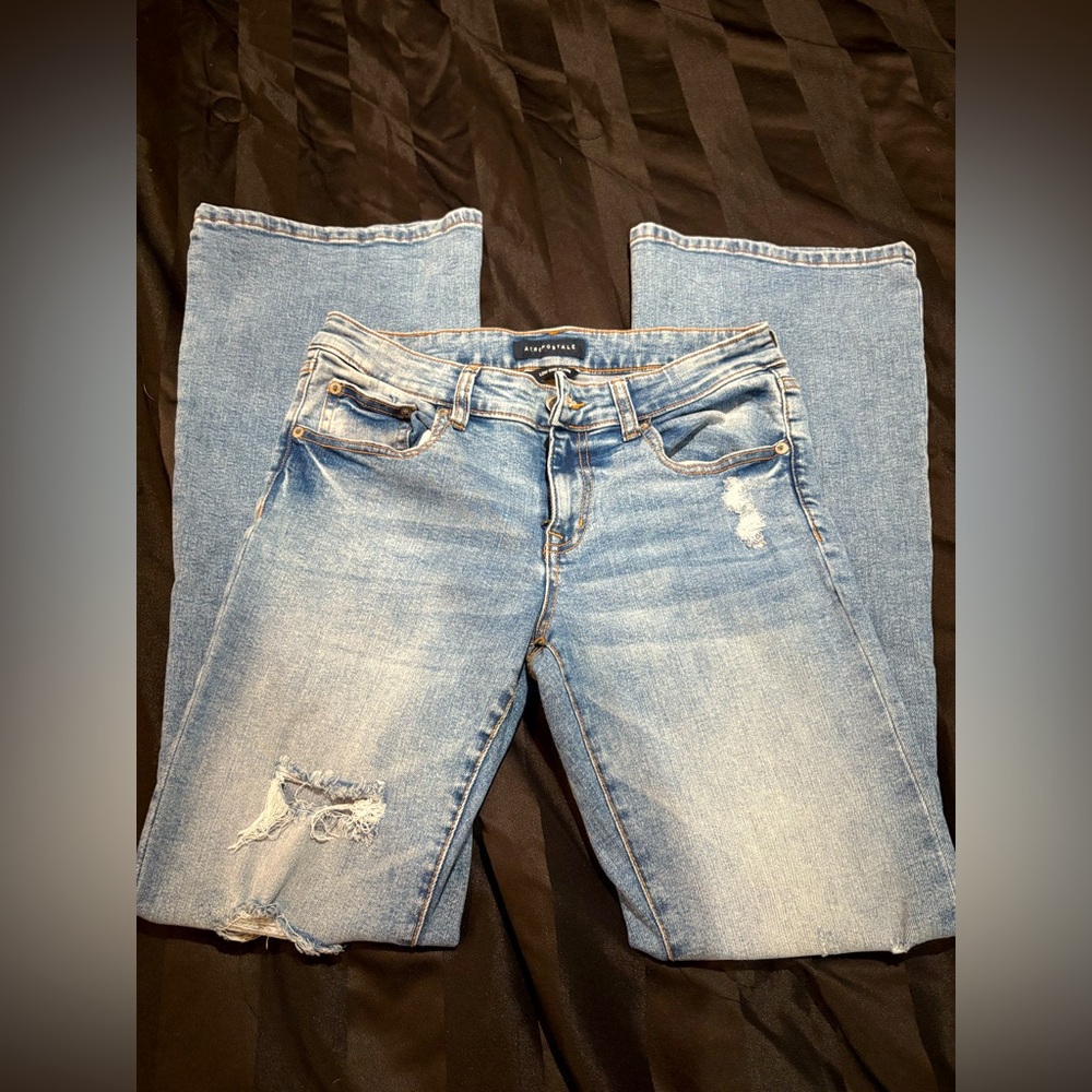 AEROPOSTLE LOW RISE FLARE JEAN